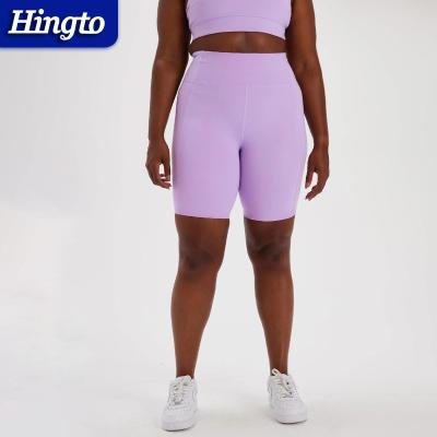 China Good Quality Breathable Active Wear Biker Shorts For Women High Waist Gym Shorts for sale