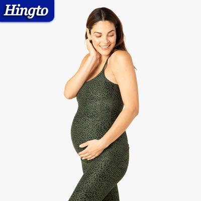 China High Quality Antibacterial Leopard New Style Maternity Pants & Capris & Maternity Tops for sale