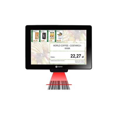 China Integrated 2D Scanner Price Checker With 10.1 Inch Display SSD 32G / 64G / 128G for sale