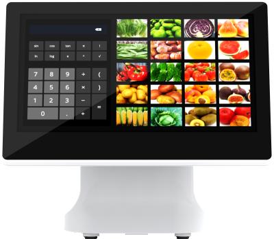 China Android POS terminal 2 GB RAM with customer display for store all in one android pos with long warranty 8G time storage for sale