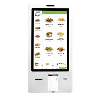 China 32 inch touch screen self-checkout kiosk with built-in thermal and scanner 32 inch HD for sale