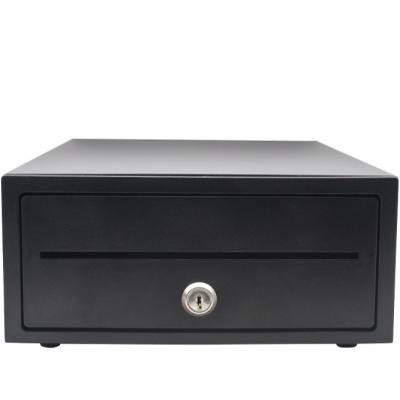 China Plastic ABS and Metal POS RJ11 Peripherals Metal Cash Drawer 5 Black Bills 8 Coins or 5 Bills 5 Coins for sale