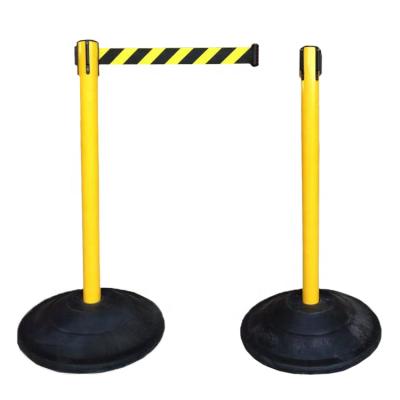 China New Road Safety Products Traffic Low Belt Retractable Barrier Strip Plastic Crowd Control Barrier for sale