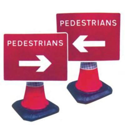 China Road Safety Hot Selling Factory Direct Portable Traffic Sign Post Recognition Traffic Street Cones for sale