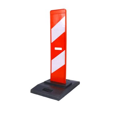 China 2020 Hot Selling Road Safety Good Price Plastic Material Bollard Traffic Road Safety Warning Column for sale