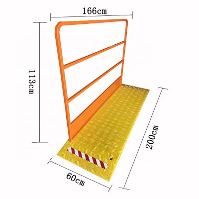 China Pedestrian bridge and road safety protable plastic walkway for ditch for sale