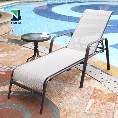 China INSTNCT modern newcomer furniture teslin patio garden sets folding bed outdoor lounge for sale