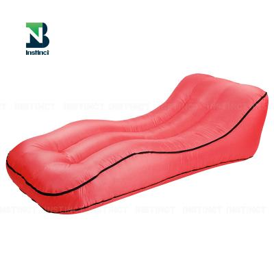 China INSTINCT Inflatable Lounger Hybrid Type, Sleep Air Bed Chair Lounger, Blast Resistant and Portable for Indoor Outdoor Camping Beach for sale