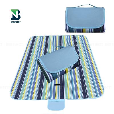 China INSTINCT Beach Picnic Park Waterproof Portable Foldable Picnic Blanket Mat Big Cheap Family Washable Waterproof Foldable Blanket for sale