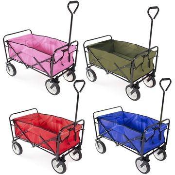 China Tools Large Capacity Metal Frame Foldable Outdoor Camping Cart for sale