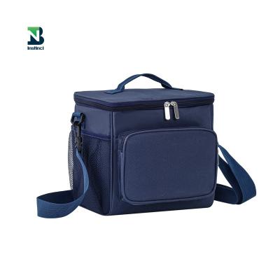 China INSTINCT Adult 600D Oxford Waterproof Blue Aluminum Foil Insulated Thermal Lunch Bag For Cooler Bag for sale