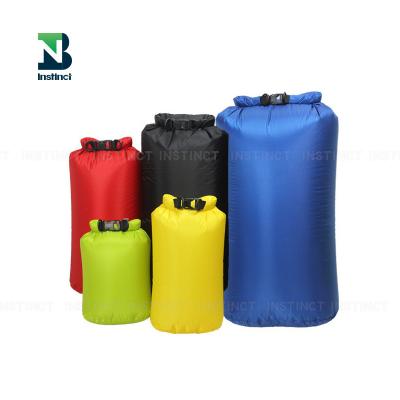 China Custom 100% Waterproof INSTINCT OEM Logo Boating Hiking Kayak Roll Top Dry Bag Waterproof Floating Backpack for sale