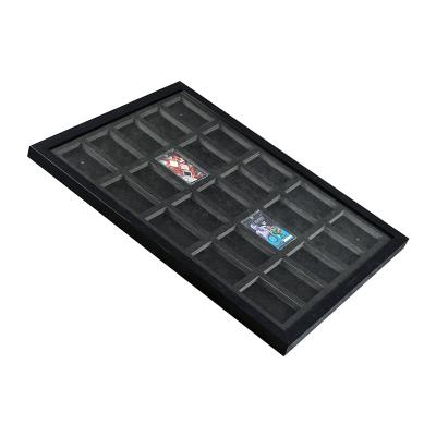 China Wholesale 25 Wall Sports Card Display Case Wall Sports Display Baseball Card Storage Cabinet for sale