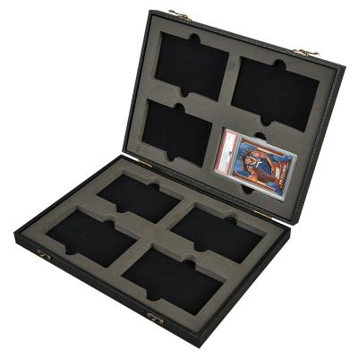 China Wholesale Rated Sports Card Display Case With Foam Ports Show Rated Card Carrying PSA Single Slab Case for sale