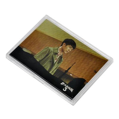 China Card Storage Wholesale 130pt Baseball Trade Holder Recessed Mini Snap Cards Case for sale