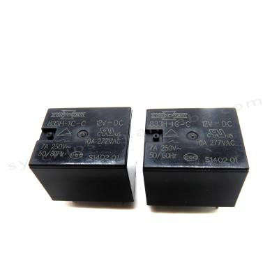 China - Original relays 833H-1C-C-12VDC of 12Vdc 10A power for sale