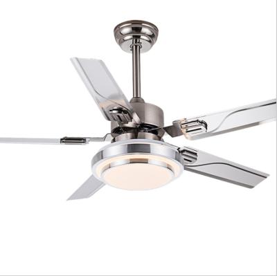 Κίνα With Light Decorative Home Led Ceiling Lights Modern Stainless Steel Fans 220V Ceiling Fan With Led Light προς πώληση