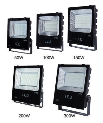 中国 Outdoor factory IP65 water proof led floodlight reflector led flood light 50W 100W 150W 200W 300W 販売のため