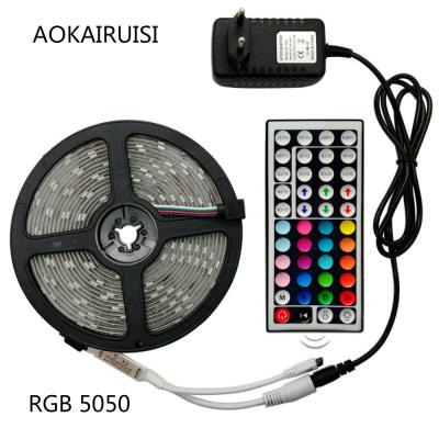 Chine Build Lighting RGB LED Strip Light Flexible Remote Control Adapter 5050 SMD2835 5M 10m 15M Tape DC12V Building Lighting IP65 Waterproof à vendre