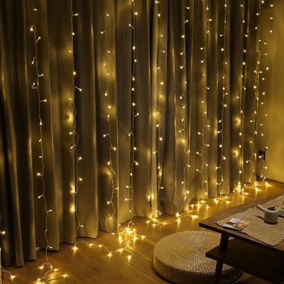 Cina LED String Icicle String Lights Indoor Home Decorative Christmas Curtain Lights Fairy Year Garland Festival Wedding Party New in vendita