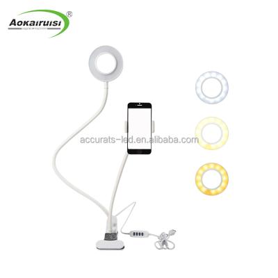 China Portable | Flexible Video Call Live Stream With Cell Phone Holder Led Selfie Ring Light Te koop