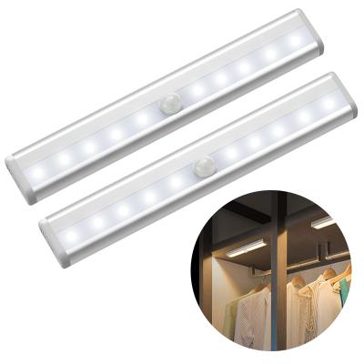 중국 Free Shipping Modern LED Motion Sensor Light Closet Wardrobe Bed PIR LED Induction Cabinet Wireless Night For Cabinet Home 판매용