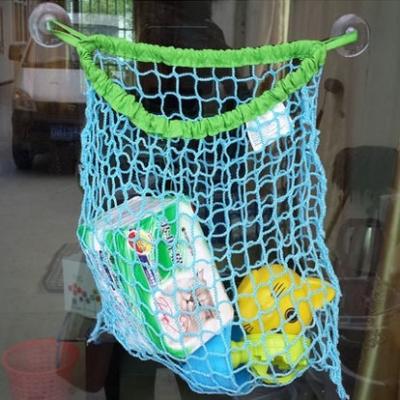 China Sustainable Baby Bath Storage Multifunctional Mesh Bag Hanging Net Toy Organizer for sale