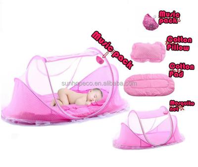 China Portable Baby Sleeper Tent Folded Automatic Mosquito Net Bed for sale