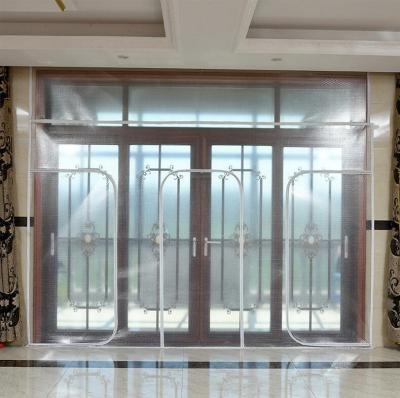 China Custom Half Shading (40%-70%) Insulation Curtain Zipper Cold Proof Patio Door Wind Barrier for sale