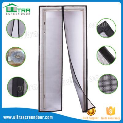 China Fireproof Magnetic Magnetic Screen Door Mesh Door Curtain for sale