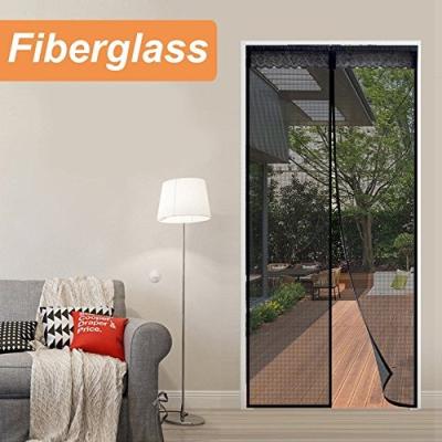 China Magnetic Instant Fire Retardant Glass Grille Screen Door Fly Mesh Insect Curtain for sale