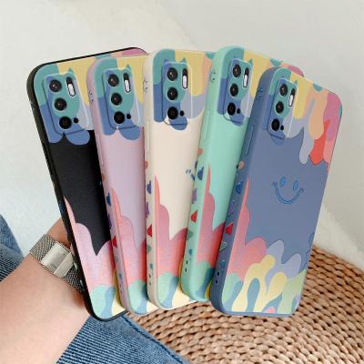 China Newest Fashion Side Smile Printing Shockproof Silicone Soft Phone Cases For Xiaomi Redmi Pro 5G K40 MI 11 Pro 5G Bag Funda Coque Note 10 Cover for sale