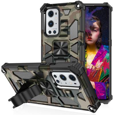 China Camouflage Design Hybrid Shockproof Magnetic Shockproof Ring Bracket Phone Case For REDMI PRO MI 11T Pro Hybrid Military Note 11 Protector Case for sale