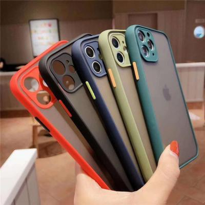 China TPU+PC For Infinix Hot Game 10 9 Smart 5 Zero Ultra Thin Phones Matte Mobile Back Cover Translucent 8 7 TPU PC Case for sale