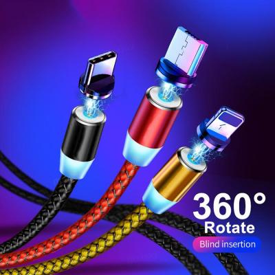 China Durable 8 Pin Type C USB Micro C Cable Round Magnetic Plug Plugs Phone Magnet Charger Fast Charging Plug For iPhone 1m line charging for sale