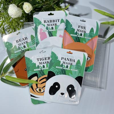 중국 Custom Anti-Wrinkle MOOYAM Private Label Animals Sheet Mask Moisturizing Whitening Facial Animal Face Mask 판매용