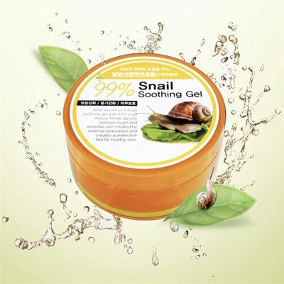 China Skin Revitalizer OEM Moisturizer Korean Natural Organic Snail Gel Soothing Cream For Face Skin Care for sale