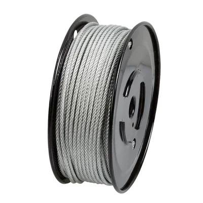 China Construction 8.4mm Motor Wire Rope 8.4 5xK19S SFC 1960 Wire Rope / Safety Wire Rope For Wind Power System for sale