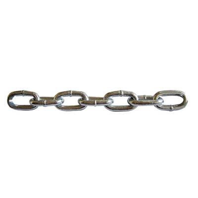 China High Efficiency G30 Electro Galvanized Welded Iron Link Chain DIN5685c Standard Short Link Chain DIN5685A Long Link Chain for sale