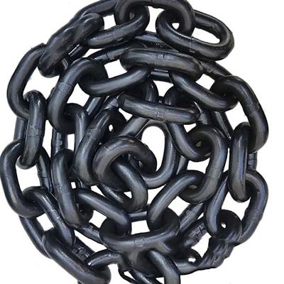 China High Quality Heat Resistant G70 Alloy Steel Black Conveyor Chain G70 Lifting Chain for sale