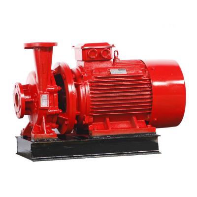 China Commercial Buildings Horizontal Single Stage Emergency Fire Fighting Spray Water Pump System for sale