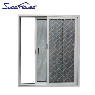 China Modern Superhouse Bullet Proof Sliding Glass Doors with Hurricane Proof Glass and Impact Rated for Florida for sale