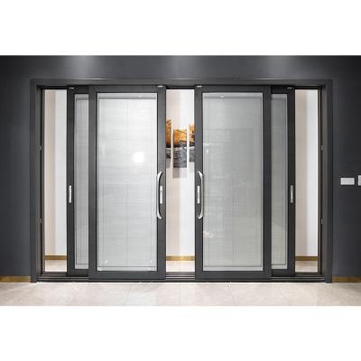 China Modern Superhouse 4 Panel Sliding Patio Doors with Hurricane Proof Glass and Impact Rated for Florida for sale