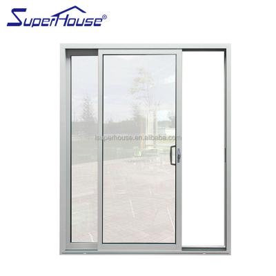 China Superhouse Aluminum Alloy Modern Automatic Sliding Door System 2/3/4 Panel Sliding Patio Doors Used Exterior Doors For Sale for sale