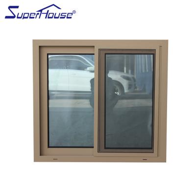 China Folding Screen Superhouse Aluminum Small Sliding Windows Sliding Window For Sale for sale