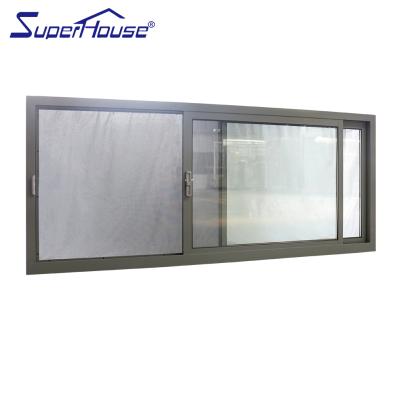 China Sliding Aluminum Windows And Aluminum Glass Doors Double Sliding Window for sale