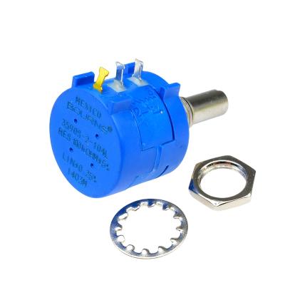 China 2018 Welding Hook Manufacturer Precision 10K 100K 500K Multiturn Wirewound Rotary Potentiometer for sale