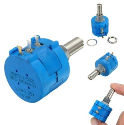 China WXD3590 Variable Multi-turn Wirewound Trimmer Potentiometer WXD3590 Linear Potentiometer 100Kohm 200k Ohm Potentiometer for sale