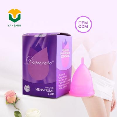 China Wholesale reusable menstrual cup large and small female reusable menstrual hygiene for sale