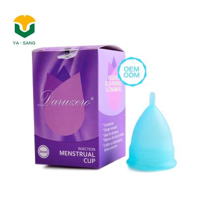 China Reusable Ladies Period Cups Medical Grade Silicone Menstrual Cup for sale